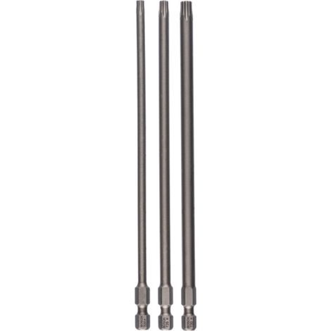 Bosch 3tlg. Schrauberbit-Set Extra-Hart T20 T25 T30 152 mm (1/5)