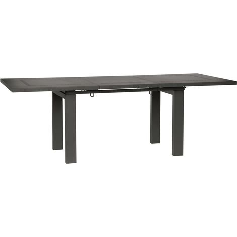 Helios XL Grigio antracite tavolo da giardino in metallo acciaio esterno bar ristorante hotel mare made in Italy (1/5)