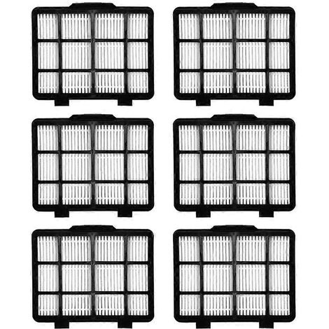 Lot de 6 filtres HEPA de rechange pour aspirateur traîneau sans sac Eureka NEN180 NEN186BL (1/5)