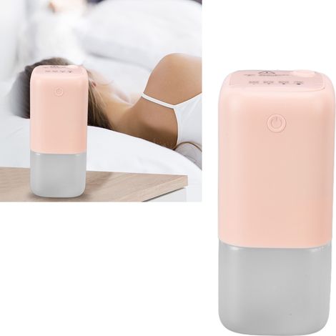 Diffuseur de parfum automatique 150 ml, diffuseur d'huiles essentielles, distributeur de parfum à 4 vitesses, rechargeable par USB, rose (1/5)