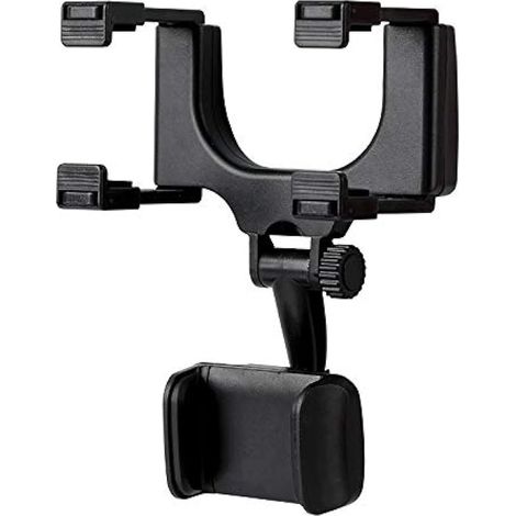 Support Telephone Voiture retroviseur, Universel Support Portable Voiture, accroche Telephone Voiture réglable à 360 degrés, Fixe Voiture Telephone adapté à la Plupart des véhicules