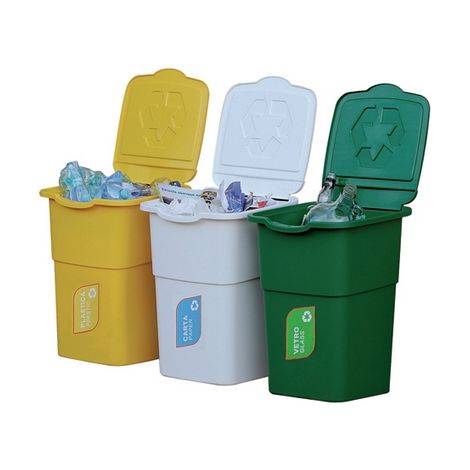 PATTUMIERA RACCOLTA DIFFERENZIATA SET 3 PZ.- FF- pezzi 1