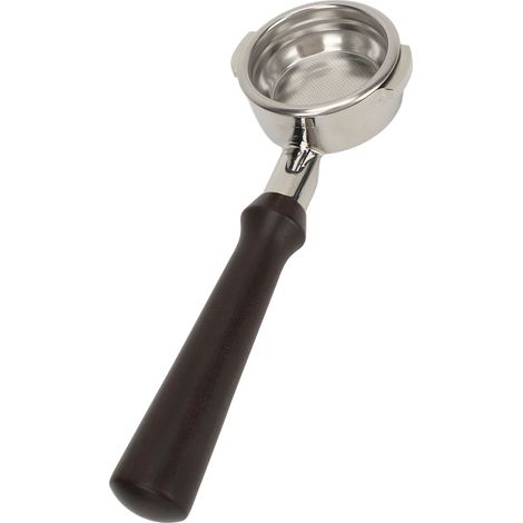 Ergonomischer 58-mm-Holzgriff, bodenloser, ultrafeiner Kaffeefilterkorb für Expobar E61 (1/5)