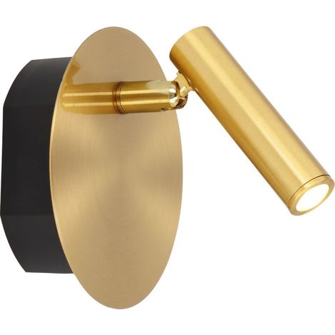 Applique lettura LED 2W oro ricaricabile USB Lucide Jolijn (1/3)