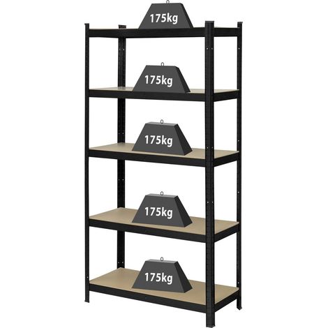 [GEBRAUCHT] B-Ware TOOLCRAFT KCT20CP Schwerlastregal Regal Kellerregal 175 kg 90x180x40 cm Metall