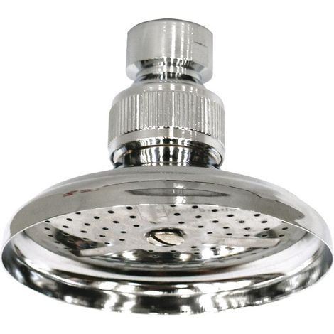 1PZ SOFFIONE DOCCIA CON SNODO CROMATO mis. 1/2 (1/2)