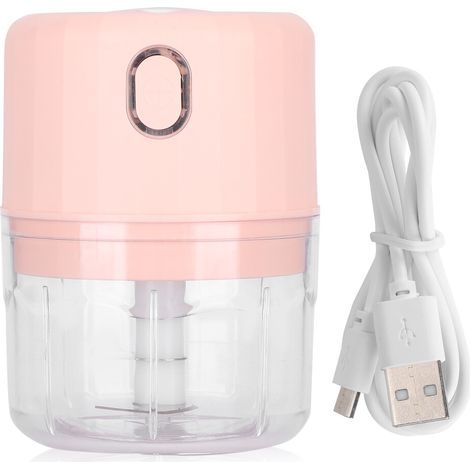 Mini robot culinaire pour le bureau et la maison, design portable, presse-ail électrique à cuisson rapide, matériau de qualité alimentaire, utilisation conviviale, nettoyage facile. (1/5)