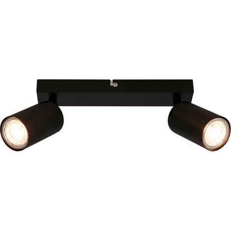 LED plafonnier EEK A, EEK A, orientable, lumière 50.000h, ampoule changeable, noir, 15,5 x 5,5 x 25,5 cm (1/5)