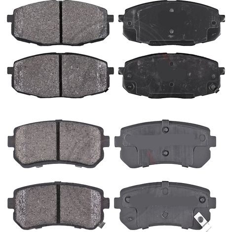KIT PASTIGLIE FRENO ANTERIORI E POSTERIORI compatibile con HYUNDAI SANTA FE III (DM,DMA) / PASTIGLIE FRENANTI AUTO OEM FDB4111,FDB4391 / SOSTITUZIONE DIRETTA / BASSA POLVERE / SILENZIOSO