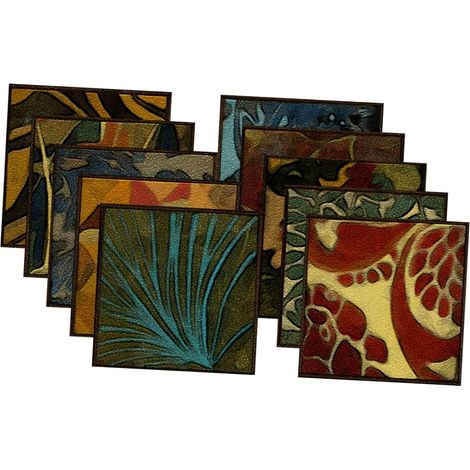 Lot De 10 Autocollants Muraux Pour Cuisine - Autocollants Pour Carrelage Amovibles - Décalcomanies Pour Carrelage Vintage (1/5)