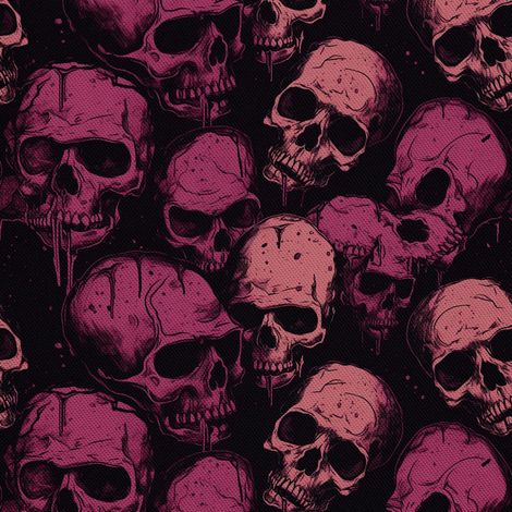 Tela Oxford decorativa para exteriores - Motivo de calavera I DX4578 (1/5)