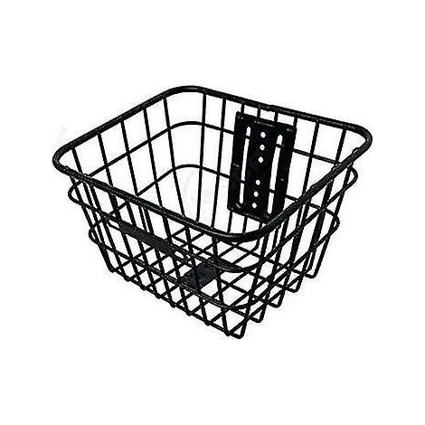 Panier avant en métal avec jeu de vis et de joints pour scooter, taille : 27,5 x 23 x 18 cm.