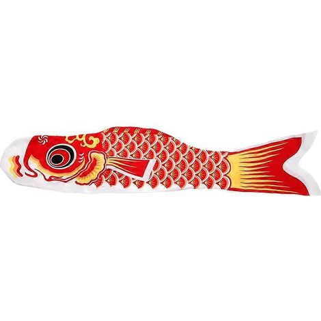 Koinobori-Banner 70 cm – Windgepeitschter Koi-Karpfen Nobori, bunte Fisch-Wanddekoration, japanische Flagge für den Innen- und Außenbereich.