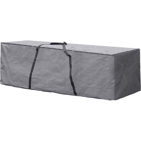 Housse de rangement XL pour coussins 200 x 75 x 60 cm, sac déperlant pour coussins d’extérieur, housse anti-UV avec poignées, sac de rangement robuste et résistant aux intempéries pour coussins (1/5)
