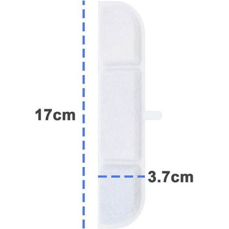 Filtre Fontaine À Eau - Charbon Actif - Pré-filtre Inclus - Filtration Multicouche - Pour Chat - 12 Pièces (1/5)