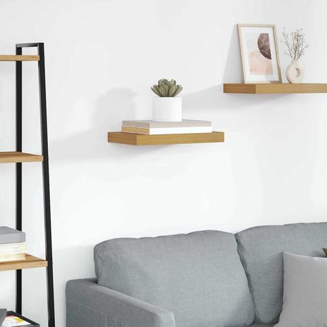 Wandregal Wandmontiert Beige 40 x 23,5 x 4 cm Holzwerkstoff