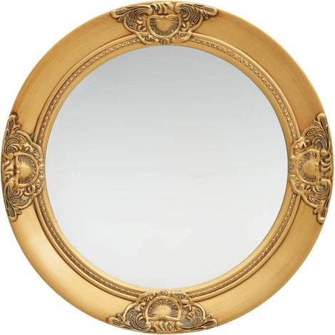 Wandspiegel im Barock-Stil 50 cm Golden