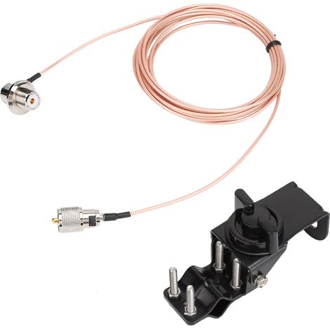 Support d'Antenne Mobile RB-46 pour Voiture + Câble 5M Noir - Accessoires Radio Biphasée (1/5)