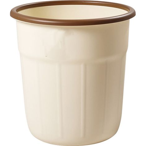 Poubelle ouverte en plastique durable design cartoon 26,5 cm sans odeur pour salle de bain cuisine bureau (1/5)