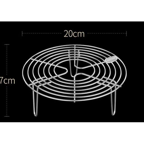 Etagère de cuisine pour cuiseur vapeur en acier inoxydable à trois pieds-207cm,1pc (1/3)