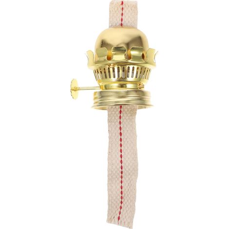 1 Set Brûleur à Mèche de Lampe à Pétrole Vintage en Alliage D'aluminium, Support Mèche Résistant, Remplace Brûleur Cassé pour Fabrication de Lampe Rétro (1/5)