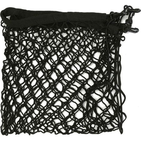 royaluxe - Filet de Rangement pour Coffre de Voiture70 x 70 cm - Bagages Fixe en Flexible Nylon Élastique,Organisateur Stockage avec 4 Crochets,Universel pour Camion,Véhicules Utilitaires (1/5)