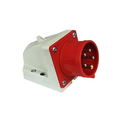 Socle mural pour prise CEE 32A 400V 50-60Hz