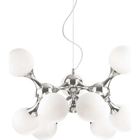 NODI SP9, Sospensione, Ideal Lux - Colore: Bianco