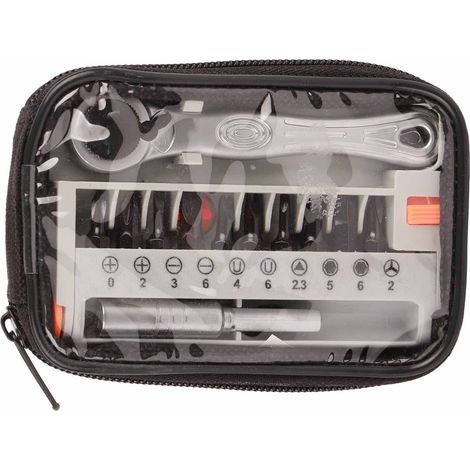 Akozon 12 Po en 1 Mini-slip à Cliquet et Bits de Tournevis Ensemble, Outil à Main Portable avec Libération Rapide, Idéal pour la Réparation et l'entretien de la Maison. (1/5)