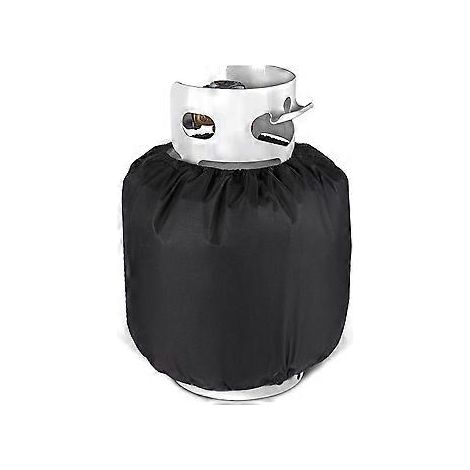 Propangasflaschenabdeckung, Schutzhülle für 20-Pfund-Gasflasche, Schutzhülle für Gasflasche, Gastank 600D Oxford Anti-UV wasserdicht (42 x 35 cm)