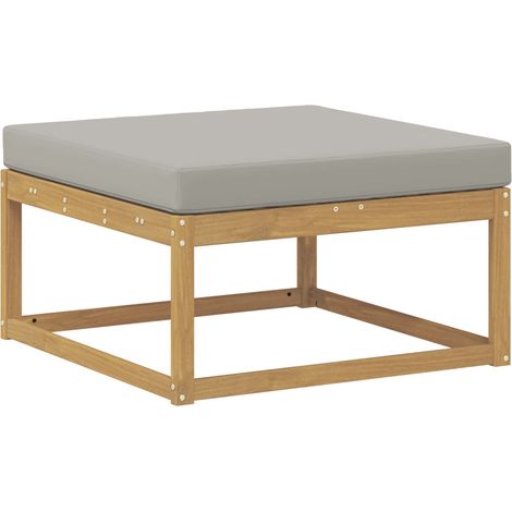 Maison Exclusive - Outdoor-Fußhocker Polyester Weiß