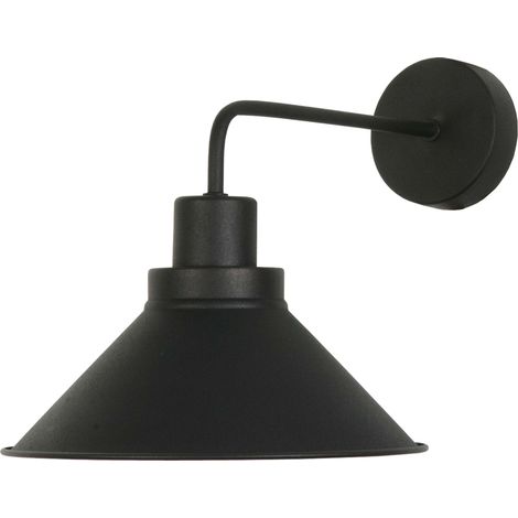 Industrielle Loft-Wandleuchte schwarz kloe 13-343 (1/2)