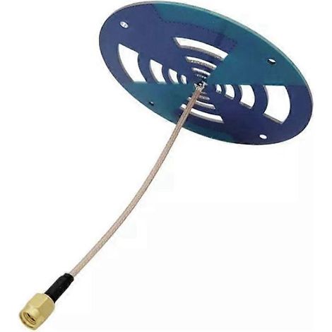 Antenne UWB 550 MHz-7 GHz, omnidirectionnelle log-périodique, antenne 915RFID à gain élevé avec connecteur SMA mâle (1/5)