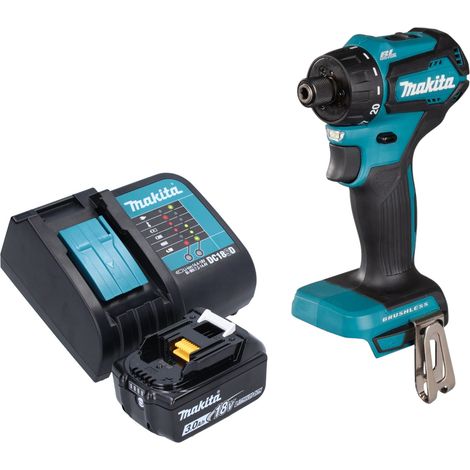 Makita DDF 083 SF1 Akku Bohrschrauber 18 V 40 Nm 1/4'' Brushless + 1x Akku 3,0 Ah + Ladegerät