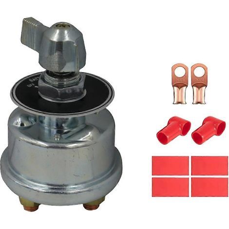 Kit de disjoncteur pour batterie principale 12-48 V, courant élevé jusqu'à 200 A. Compatible avec les voitures, camions, camping-cars, bateaux et véhicules tout-terrain. (1/5)