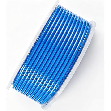 6m PU Air Hose, 12mm DE x 8mm DI Polyurethane Pneumatic Tube for Air Compressor and Hydraulic Piping, Flexible Transfer Line (Blue) (1/5)
