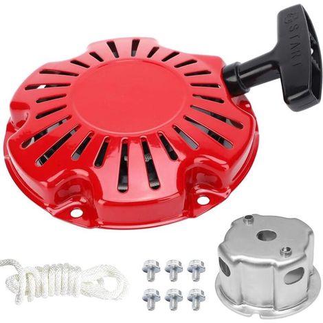 Neuer Seilzugstarter für Honda GX100 Motoren 28400-Z0D-V02ZA, 28400-Z0D-V03ZA, mit Schrauben, Ersatzseil und Starterkappe (1/5)