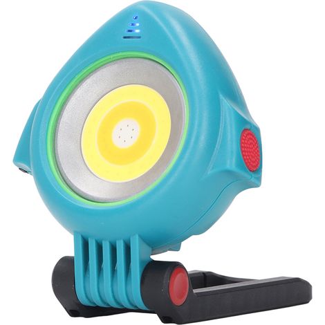Lampe de travail LED rechargeable 3 modes magnétique bleue pour mécanique auto, éclairage ajustable solaire sans fil (1/5)
