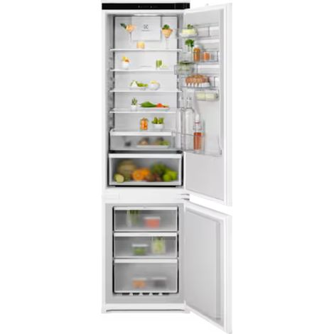 Electrolux KNT6ME19S Frigocongelatore Serie 600 TwinTech® Total No Frost 188,4 cm. Capacità netta totale: 269 L. Cerniera porta: Destra. Classe climatica: SN-T, Emissione acustica: 37 dB. Capacità ... (1/5)