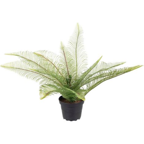 Fougère Dicranopteris linearis artificielle en pot H 30 cm, D 40 cm