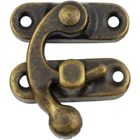 Pack of 20 Antique Bronze Color Vintage Antique Style Latches with Left Swing Arm (1/4)