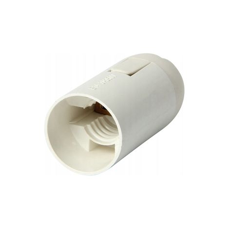 Casquillo E14 de plástico, blanco (1/5)