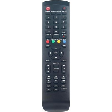 Télécommande Rechange pour HKC TV 32D7A 46F6 EH20H4 EH22F4 EH24H4 EH24H4FHD EH32H4D EH40D4K HT4020E32 HT40AT2 LED32V1FHD HT32AT2 HT19AT2 HT24AT2