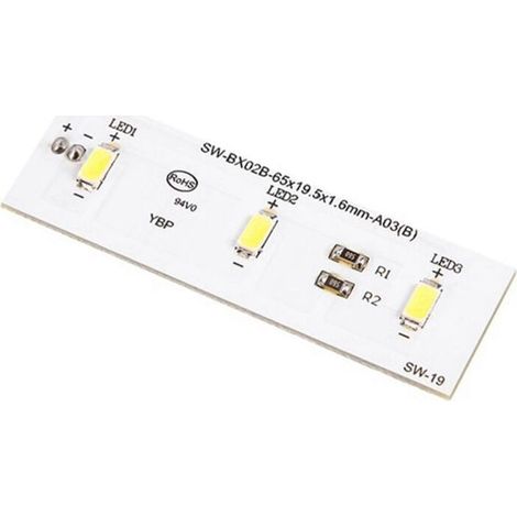 Plaque Éclairage LED pour Réfrigérateur Compatible ZBE2350HCA Lot de 2 Pièces (1/4)