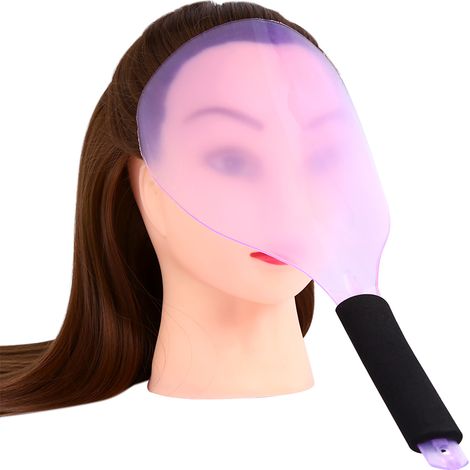 Masque de protection facial en plastique pour coupe et meulage - Visière anti-projections (violet) (1/5)