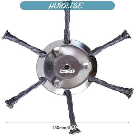 Tête De Débroussailleuse - Fils D'acier - Pour Entretien Pelouse Et Bords De Piscine - Lot De 1 (1/5)