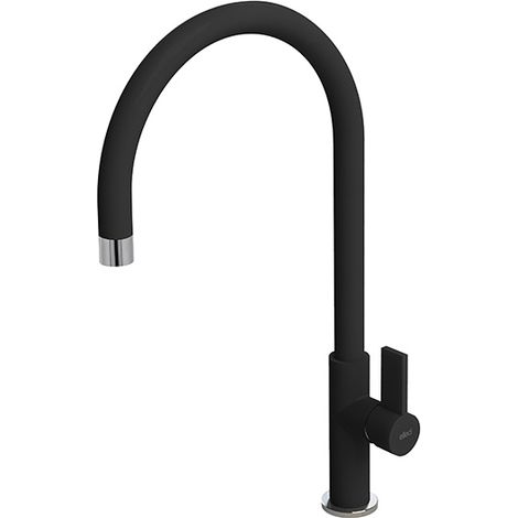 Rubinetto Miscelatore Cucina Elleci Volta Keratek Plus Nero Assoluto MKKVTA86 (1/2)
