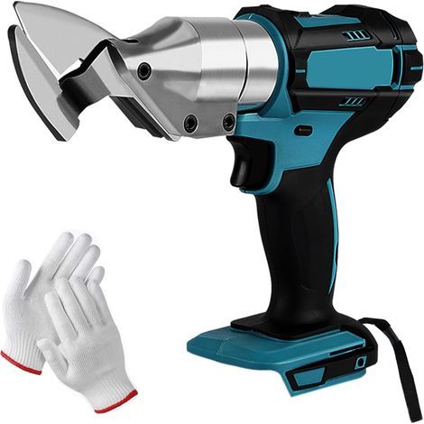 Akku-Blechschere, kompatibel mit dem Makita 18V-Akku, 360° drehbarer Kopf, bürstenlose elektrische Schere für Blech, Teppich, Stoff, Leder (Akku nicht im Lieferumfang enthalten) (1/5)