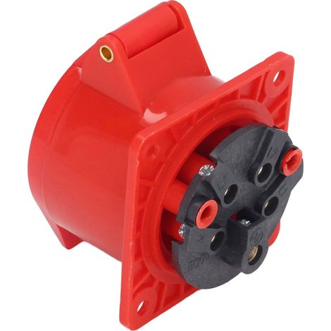 Connecteur de prise industrielle, prise de courant encastrée, étanche IP44, 220-250 V/240-415 V (1/5)