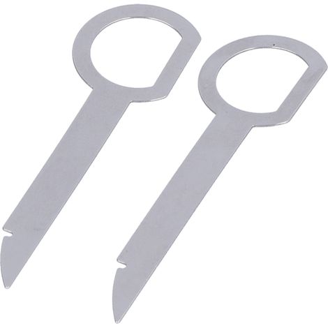 Universelle Autoradio-Entriegelungsschlüssel, tragbares ergonomisches Metallwerkzeug für den Ein- und Ausbau von Autoradios (1/5)